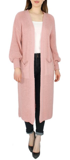 dy_mode Cardigan Langer Grobstrick Cardigan Damen Strickjacke im Oversize-L günstig online kaufen