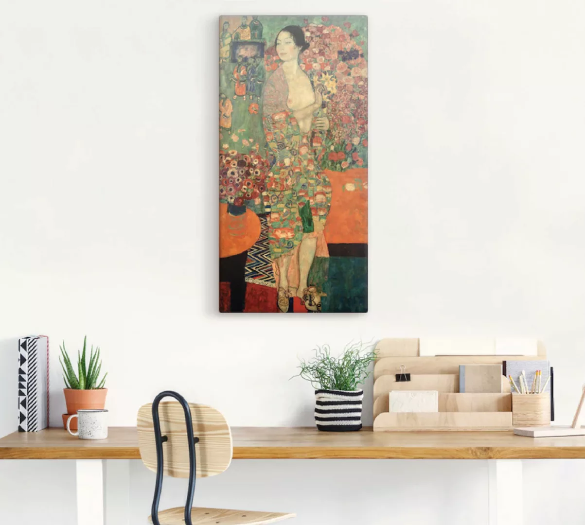 Artland Wandbild »Die Tänzerin«, Frau, (1 St.), als Leinwandbild, Poster, W günstig online kaufen