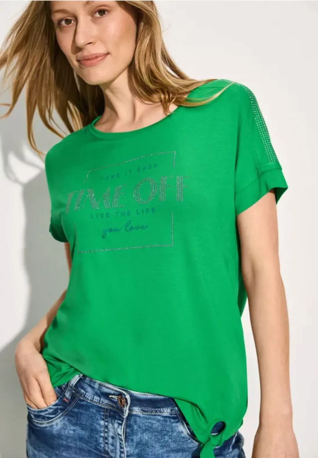 Cecil T-Shirt Rundhalsausschnitt günstig online kaufen
