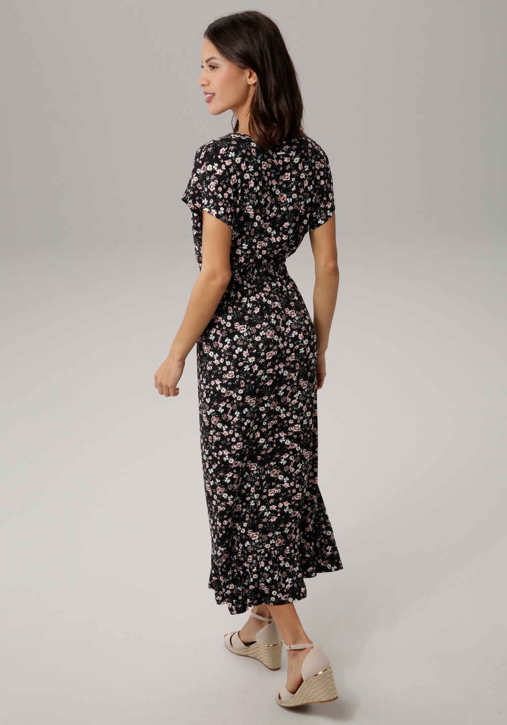 Laura Scott Sommerkleid, wadenlang, elegant, aus Viskosemischung, ärmellos, günstig online kaufen
