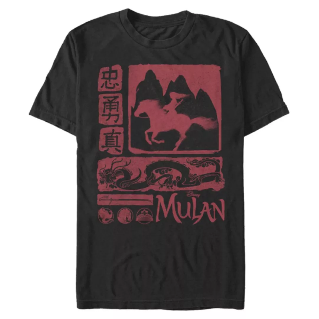 Disney - Mulan - Gruppe Mulan Block - Männer T-Shirt günstig online kaufen