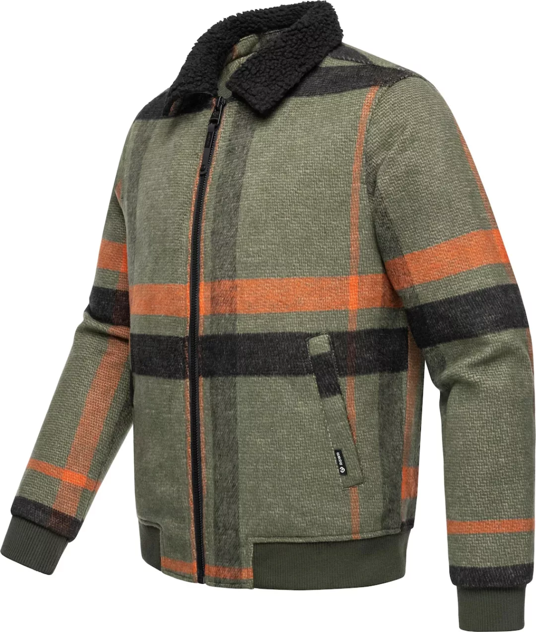 Ragwear Outdoorjacke "Sivval Check", ohne Kapuze, Warme Herren Übergangsjac günstig online kaufen