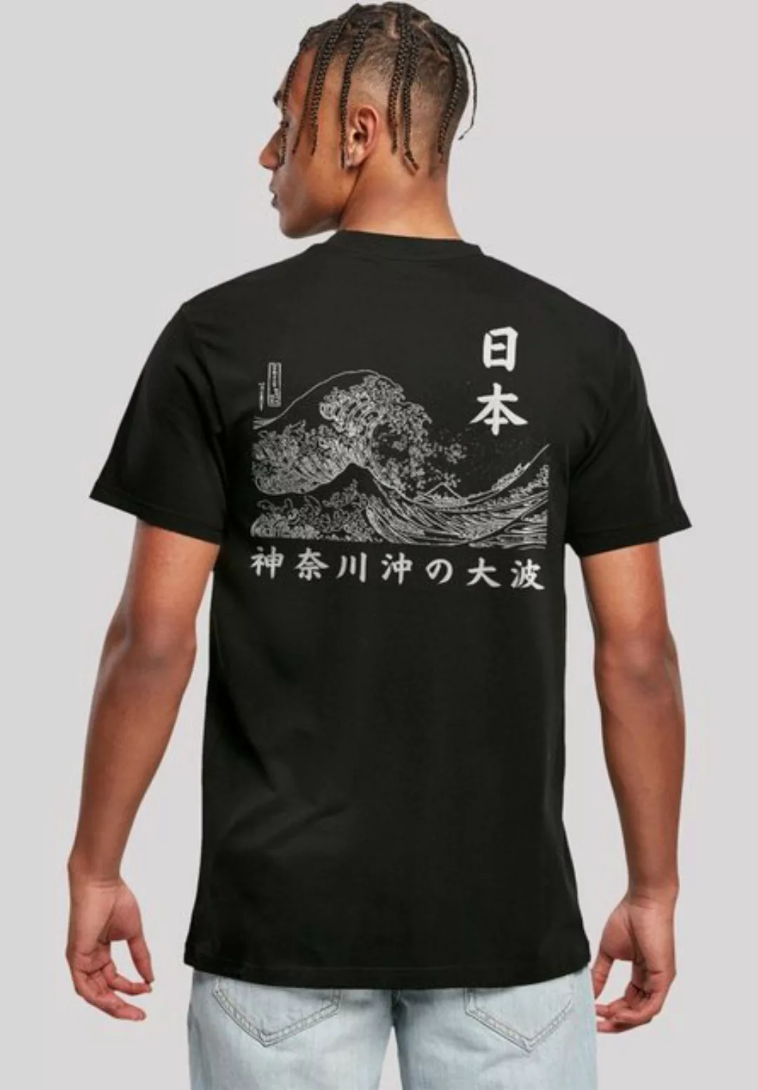 F4NT4STIC T-Shirt Kanagawa Welle - Golden Gai Print günstig online kaufen