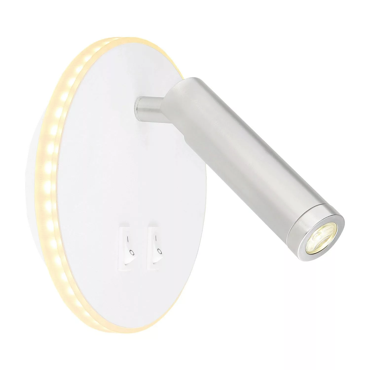 Globo LED-Wandleuchte Many Weiß Ø 14,6 cm günstig online kaufen