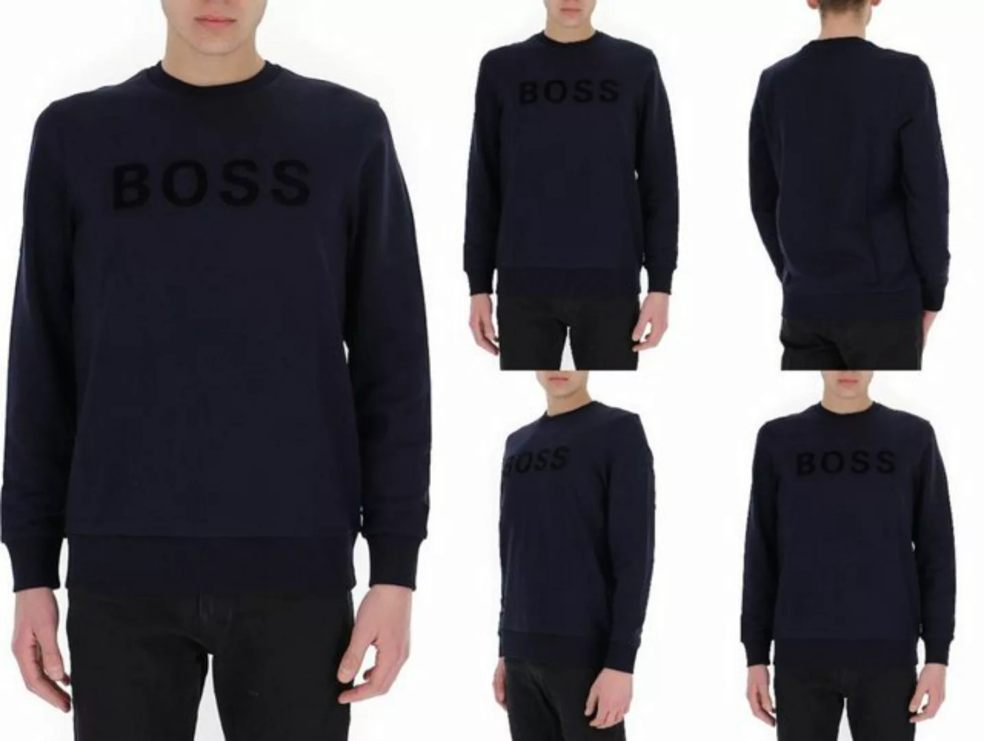 BOSS Sweatshirt HUGO BOSS Stadler 50 Pullover Retro Sweater Sweatshirt Jump günstig online kaufen