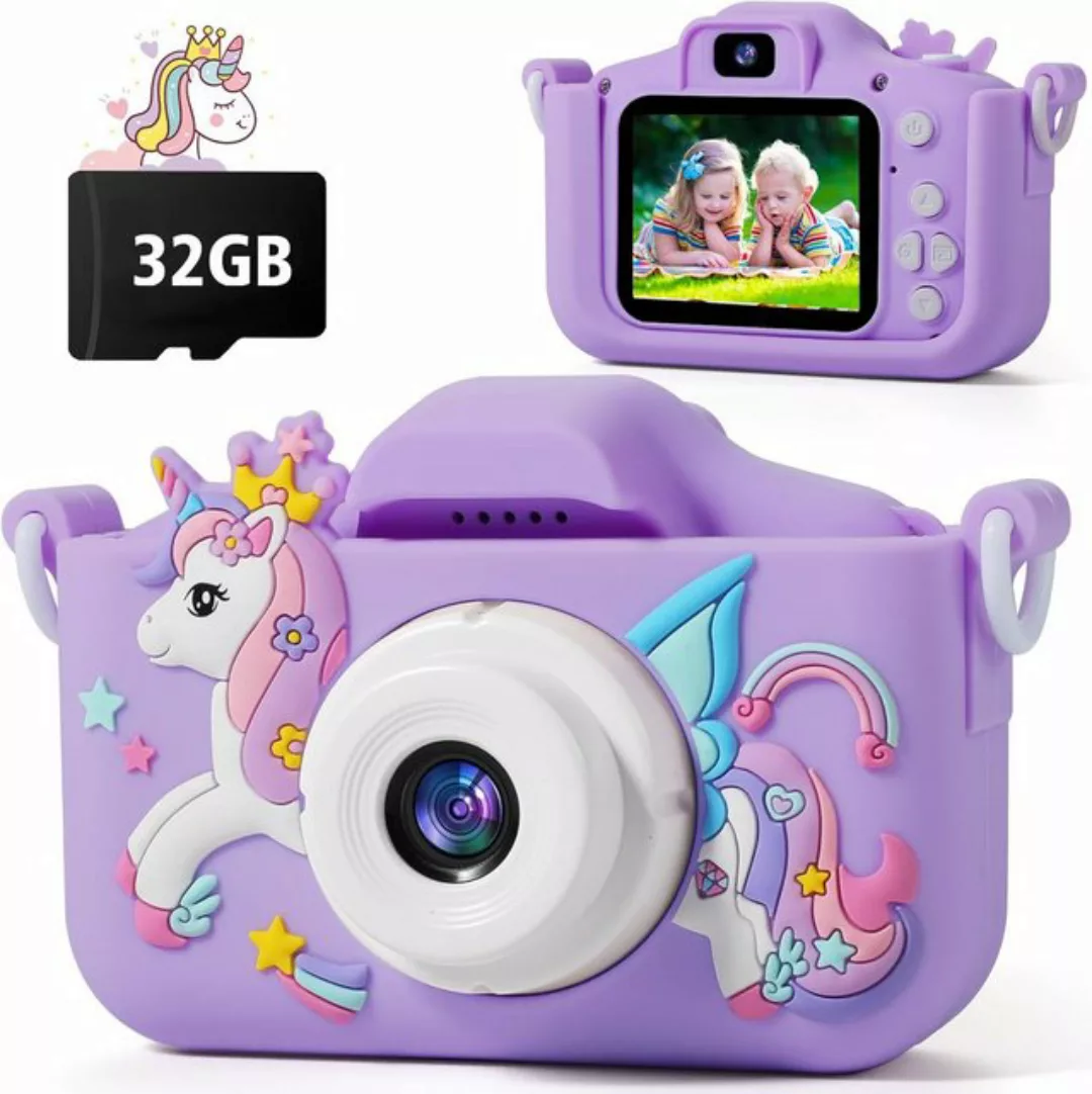 FIVAVA 1080P 2.0”Display Digital Kinderkamera (20 MP, mit 32GB Karte,Kinder günstig online kaufen