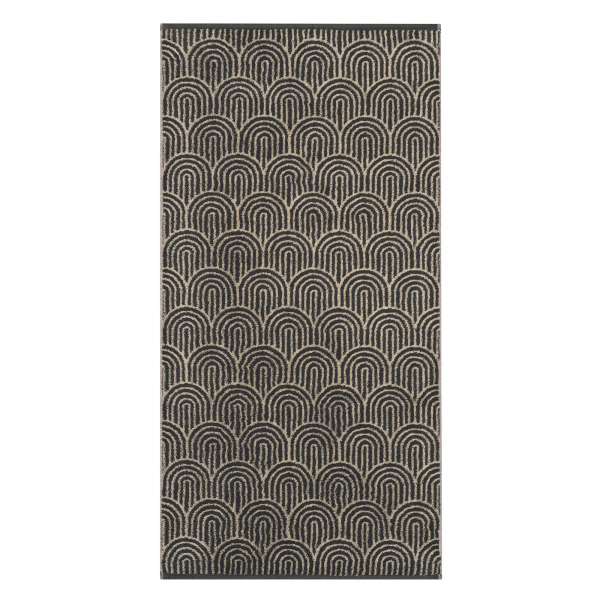 Cawö Handtücher Maison Blätter 6267 - Farbe: basalt - 37 - Gästetuch 30x50 günstig online kaufen