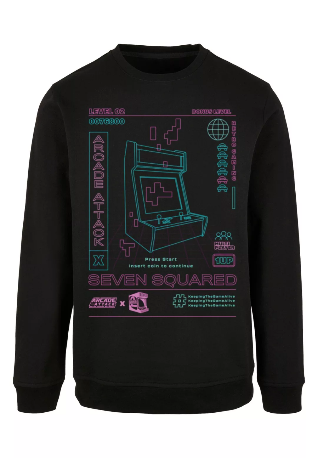 F4NT4STIC Kapuzenpullover "Retro Gaming Arcade Attack", Print günstig online kaufen