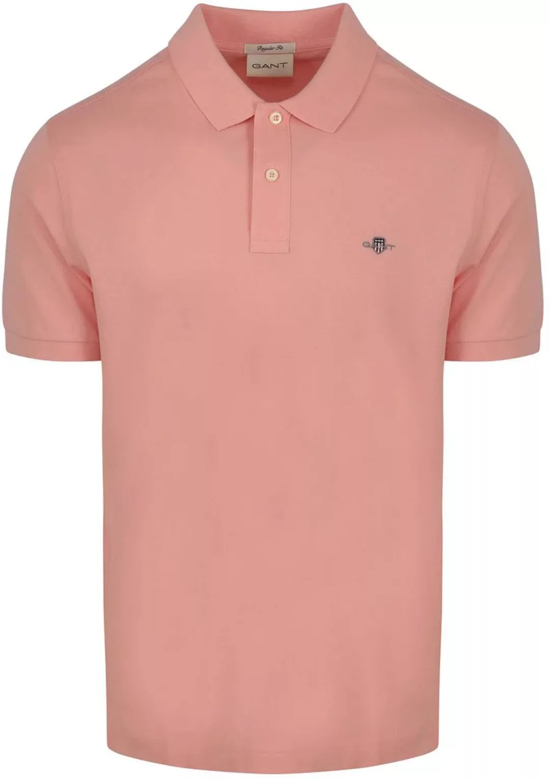 Gant Shield Piqué Poloshirt Dunkelgrün - Größe M günstig online kaufen