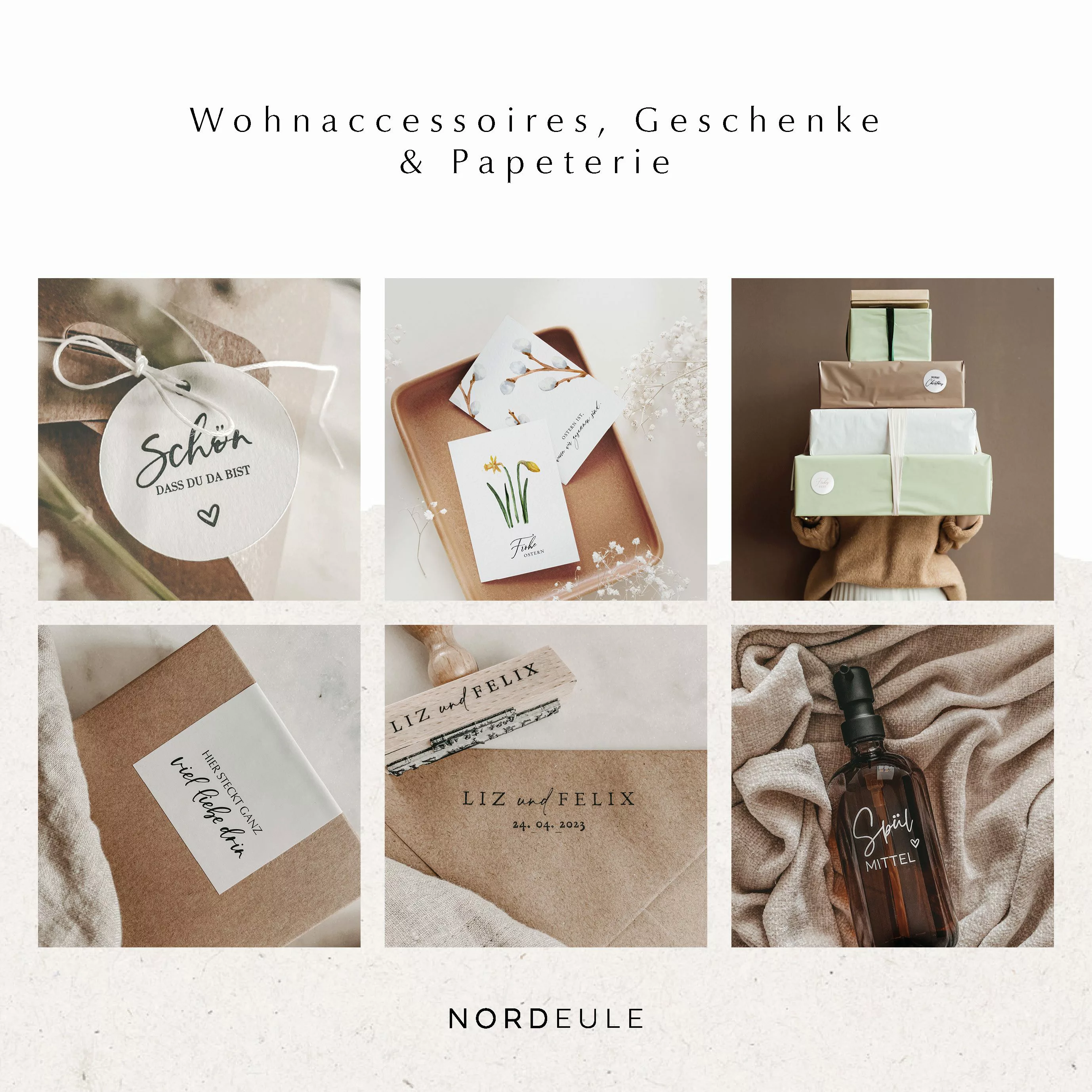 NORDEULE Dekohänger Schön dass du da günstig online kaufen