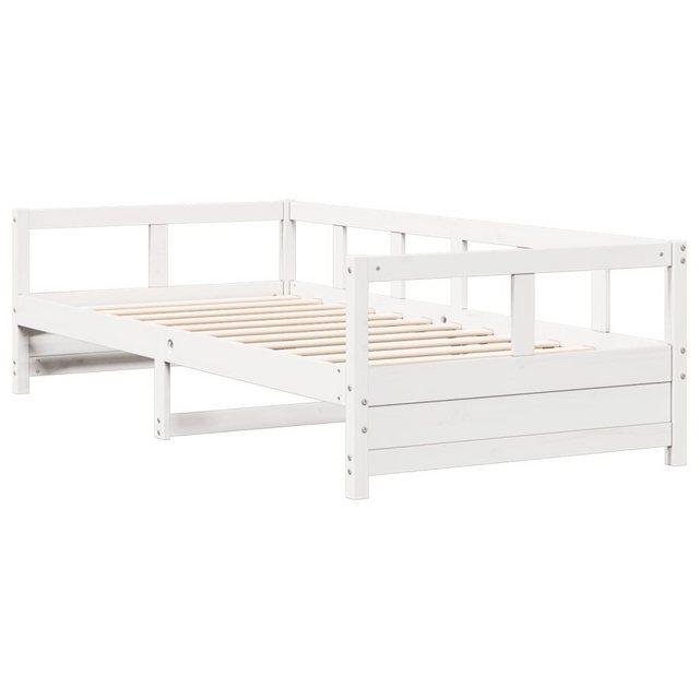 vidaXL Bett Tagesbett ohne Matratze Weiß 80x200 cm Massivholz Kiefer günstig online kaufen