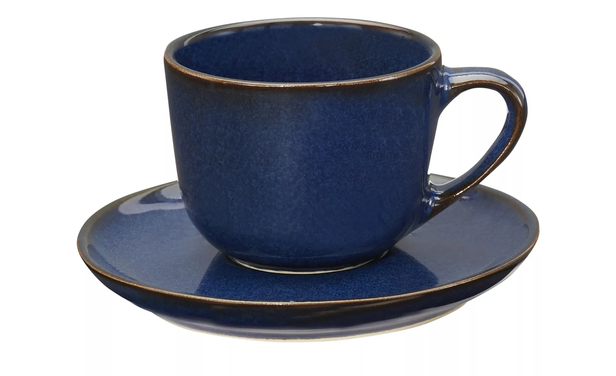 ASA SELECTION Espressotasse mit Unterteller ¦ blau ¦ Maße (cm): H: 5,5  Ø: günstig online kaufen