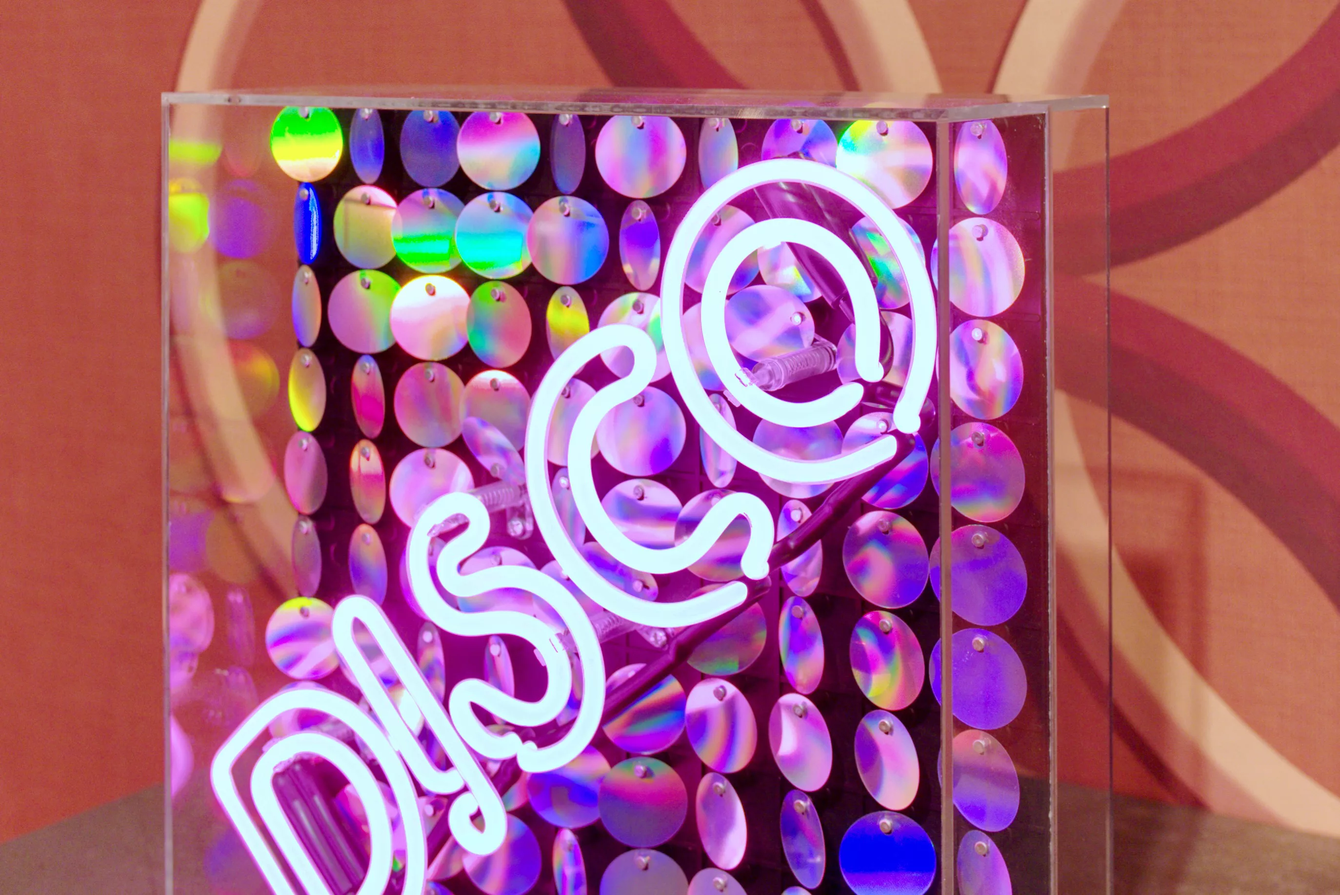 Neon-Tischleuchte Disco pink. günstig online kaufen