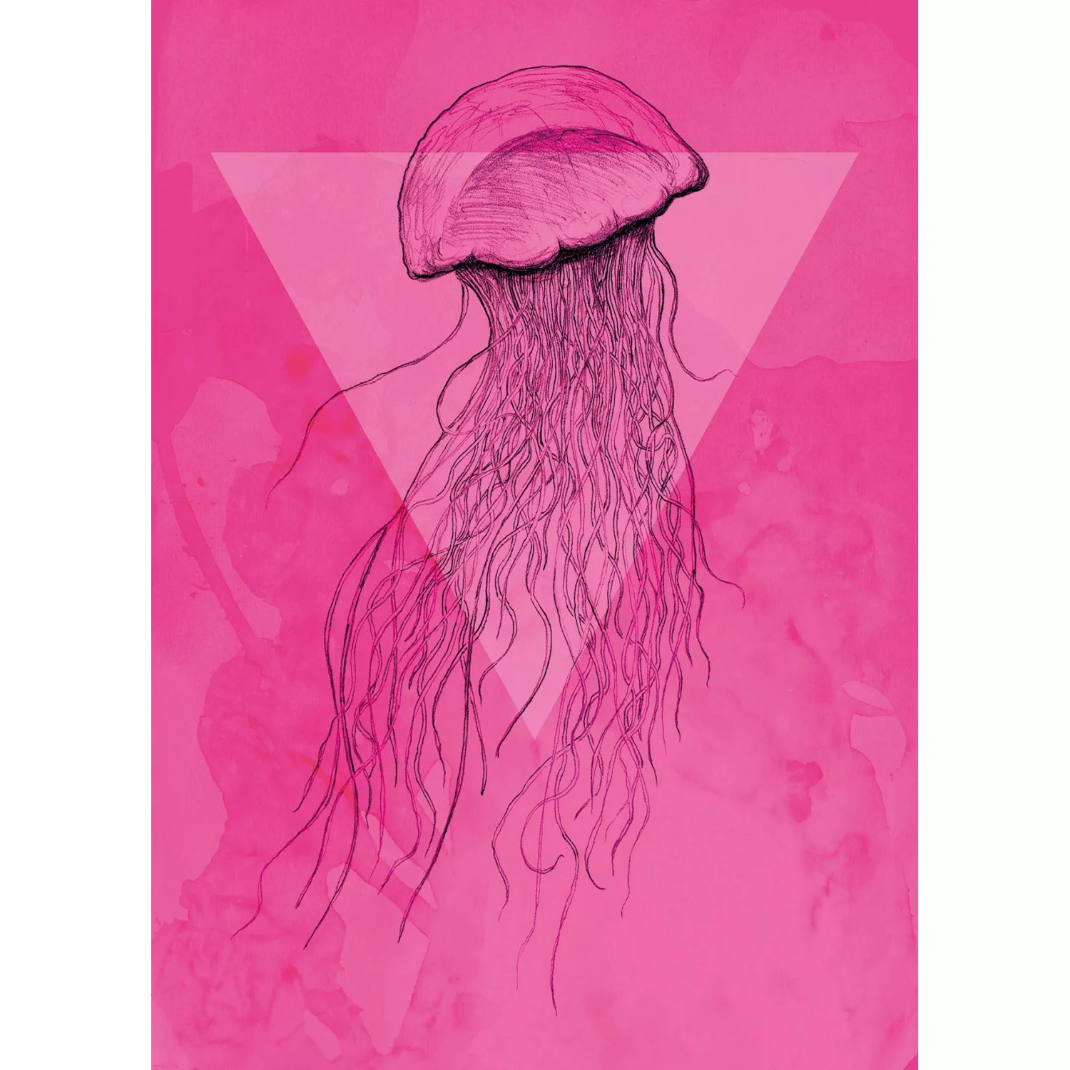 Komar Poster "Jellyfish Pink", Tiere, (1 St.), Kinderzimmer, Schlafzimmer, günstig online kaufen