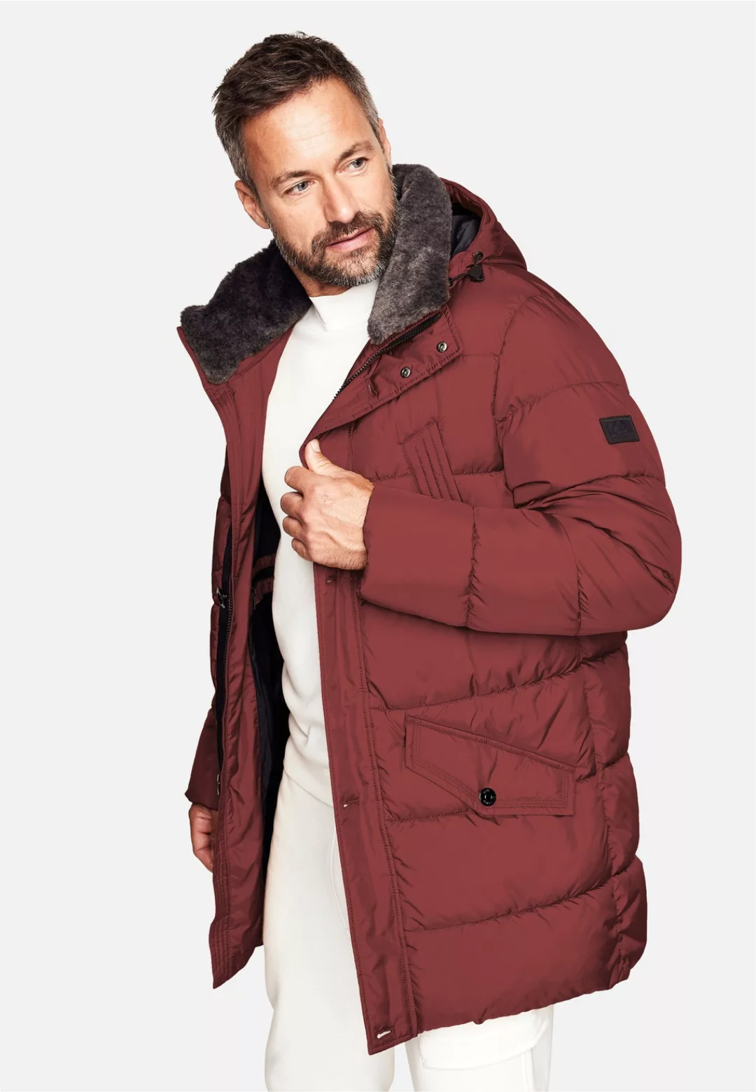 New Canadian Steppjacke, mit abnehmbarem Innenkragen günstig online kaufen