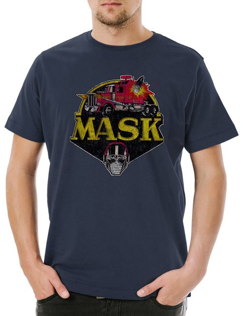 Urban Backwoods Print-Shirt Mask Vintage Logo Herren T-Shirt Venom Kult TV günstig online kaufen