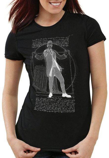 style3 T-Shirt Vitruvianischer Doktor notrufzelle doktor doctor who timelor günstig online kaufen