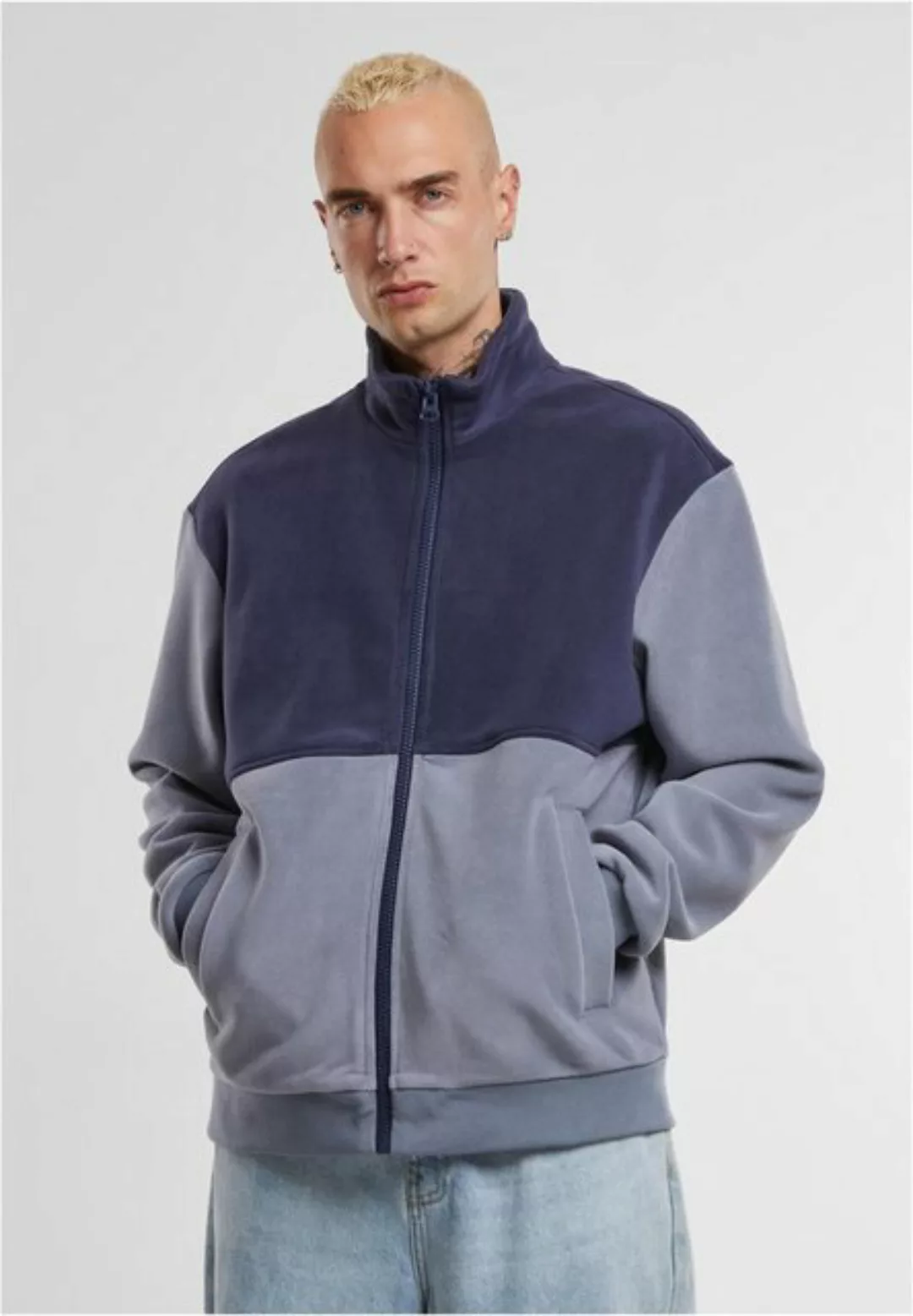 URBAN CLASSICS Fleecejacke Colour Block Polar Fleece Jacket günstig online kaufen