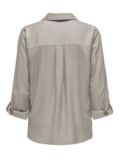 JACQUELINE de YONG Blusenshirt Bluse mit Hemdkragen locker geschnitten lang günstig online kaufen