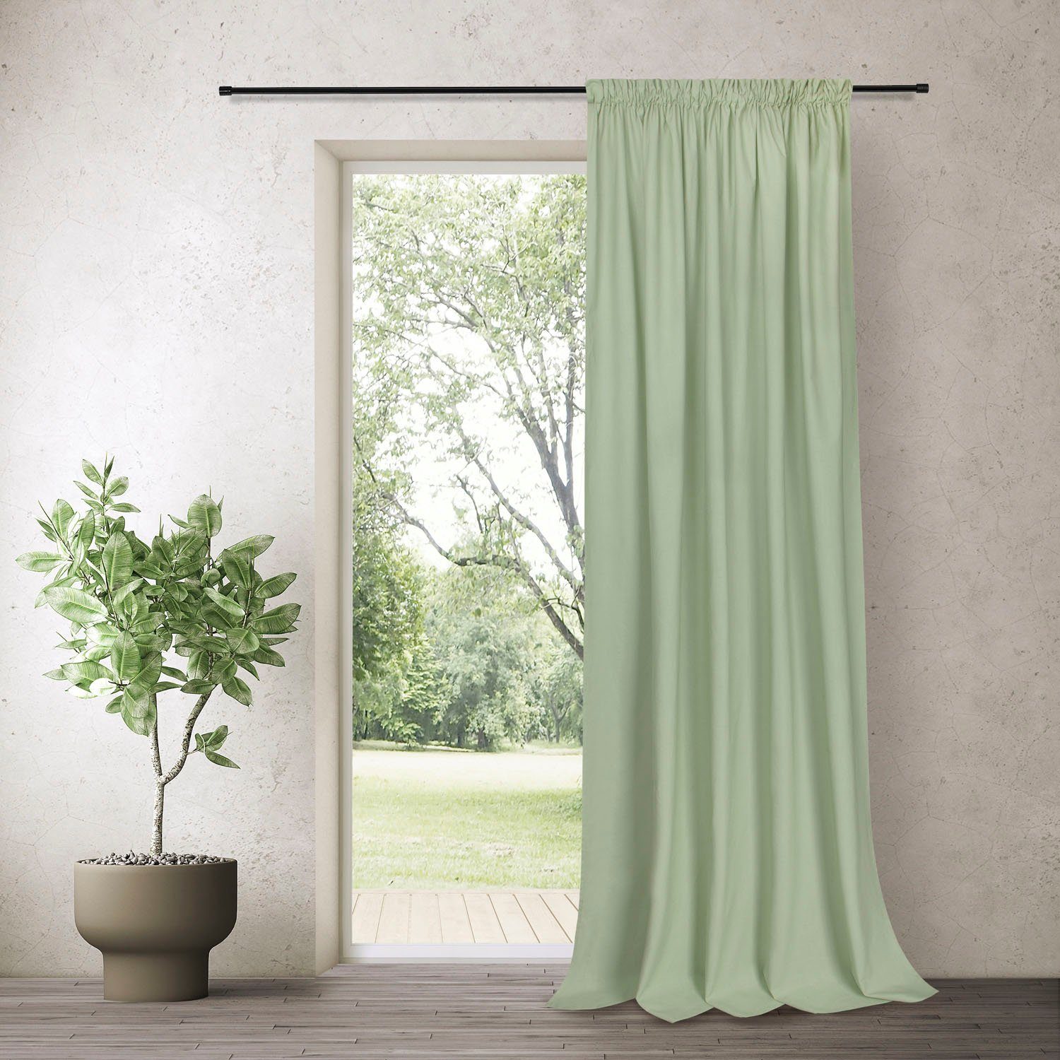 Feel of Nature Gardine Torben, Kräuselband günstig online kaufen