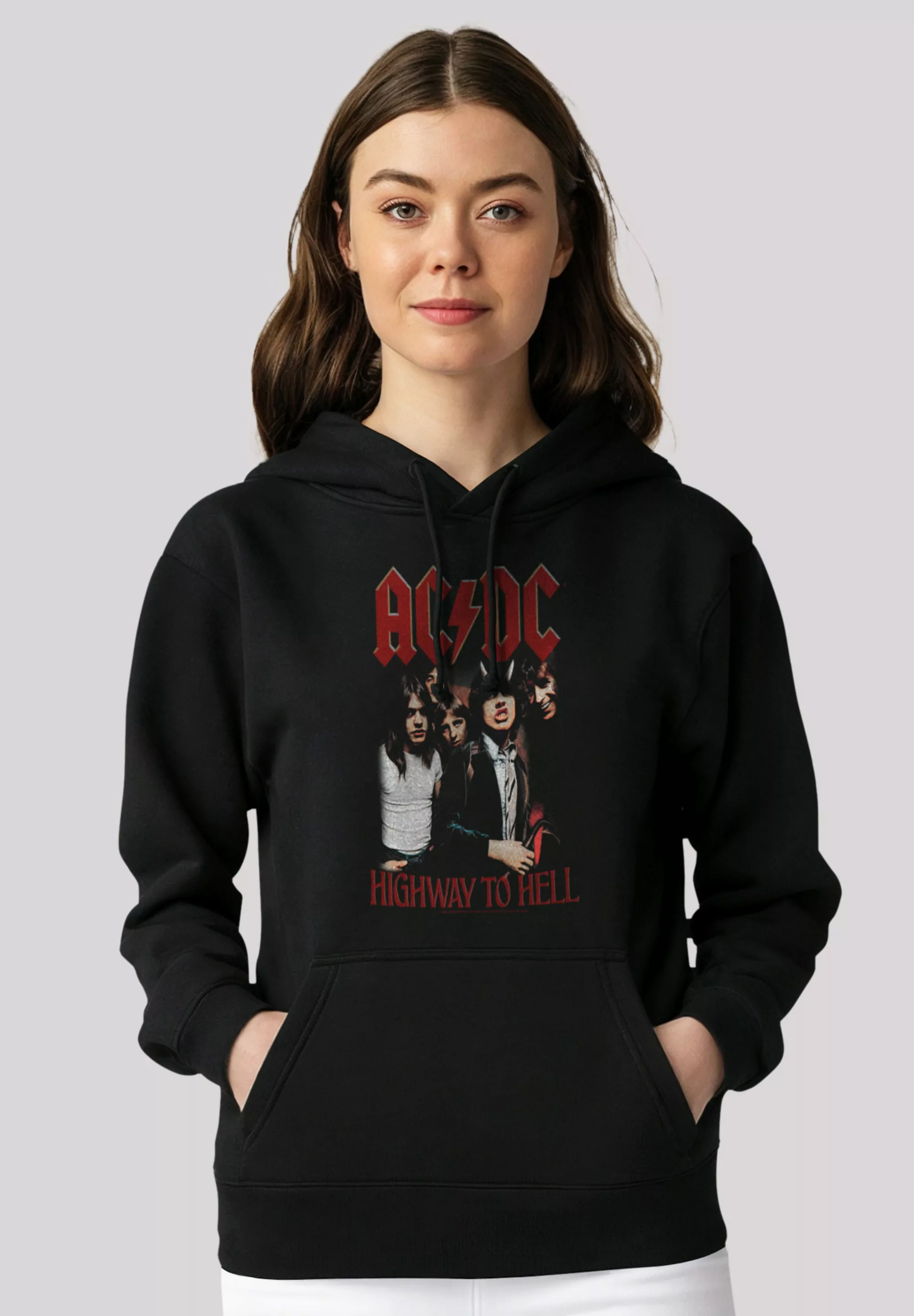 F4NT4STIC Kapuzenpullover AC/DC Rock Musik Band Highway To Hell Premium Qua günstig online kaufen