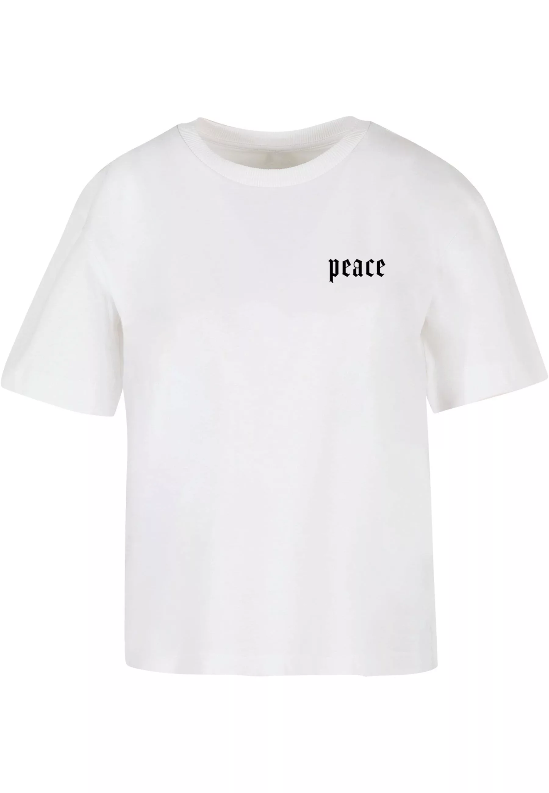 Miss Tee T-Shirt "Miss Tee Damen Girls Peace Hand Tee", (1 tlg.) günstig online kaufen