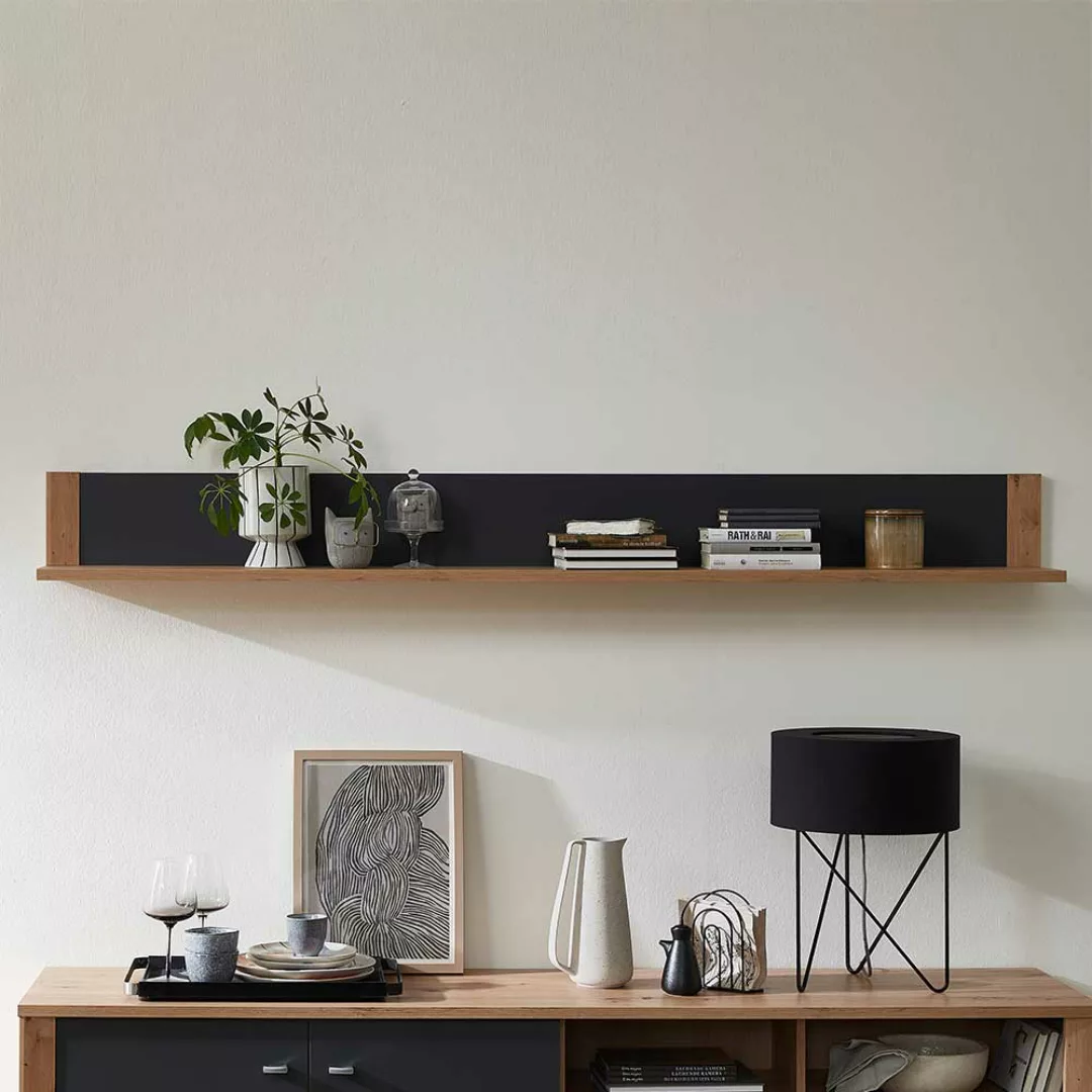 Wohnzimmer Wandboard in modernem Design 193 cm breit günstig online kaufen