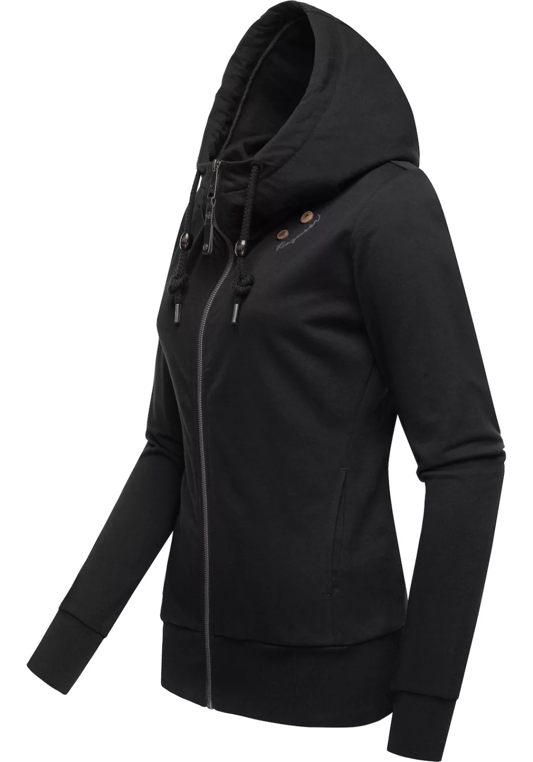 Ragwear Kapuzensweatjacke "Paya Intl.", sportlicher Damen Kapuzensweater mi günstig online kaufen