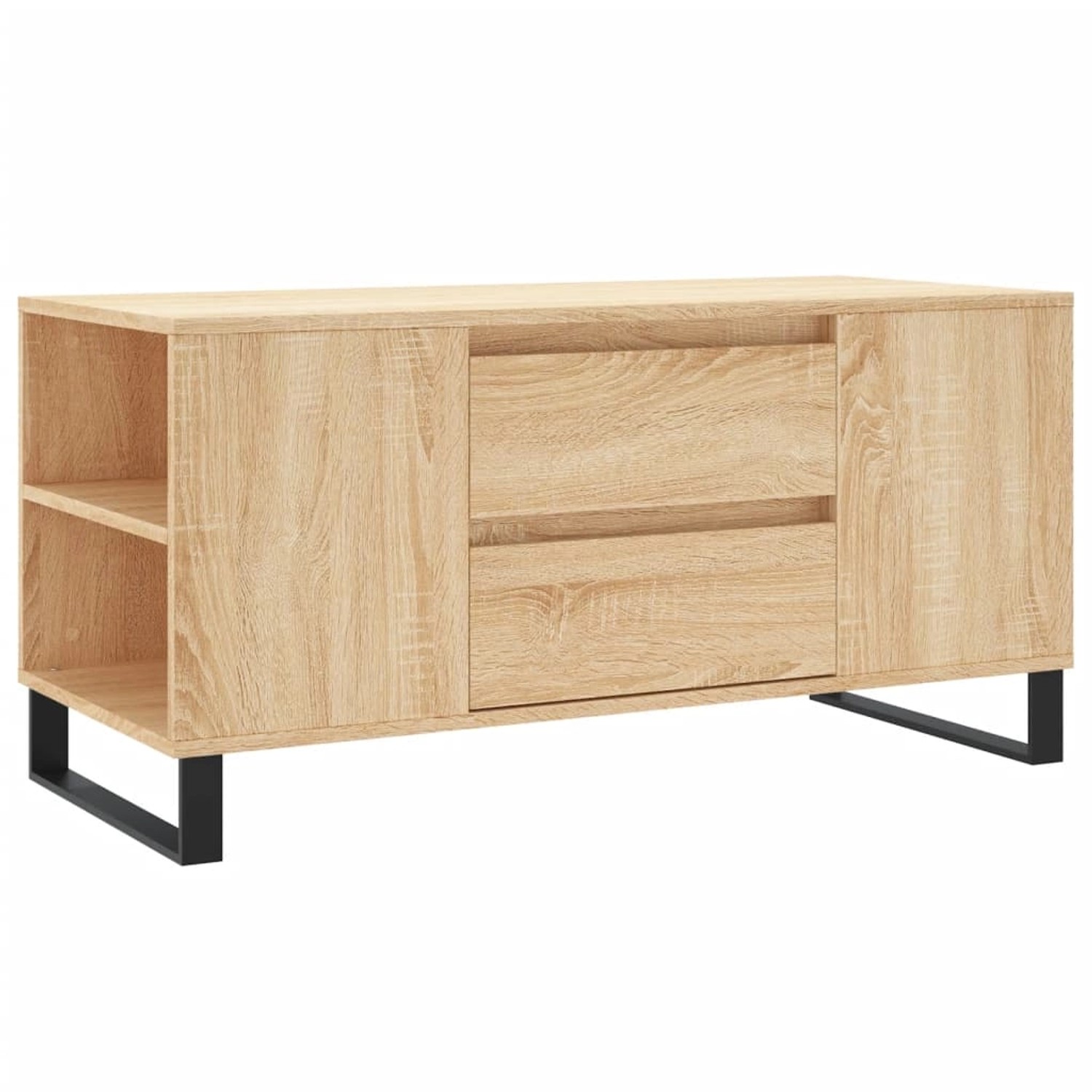 vidaXL Couchtisch Sonoma-Eiche 102x44,5x50 cm Holzwerkstoff Modell 2 günstig online kaufen