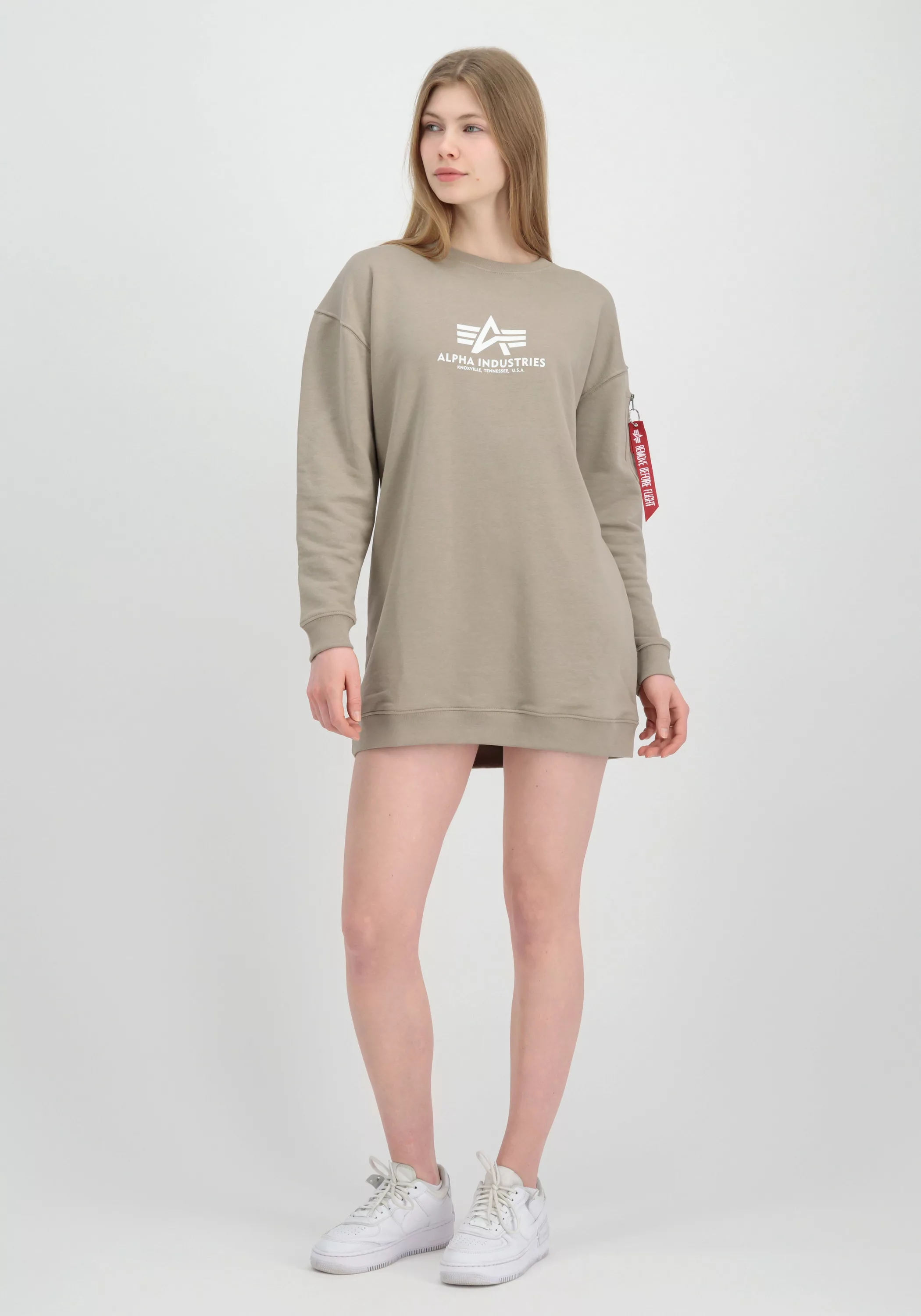 Alpha Industries Sweater "ALPHA INDUSTRIES Women - Sweatshirts Basic Long S günstig online kaufen