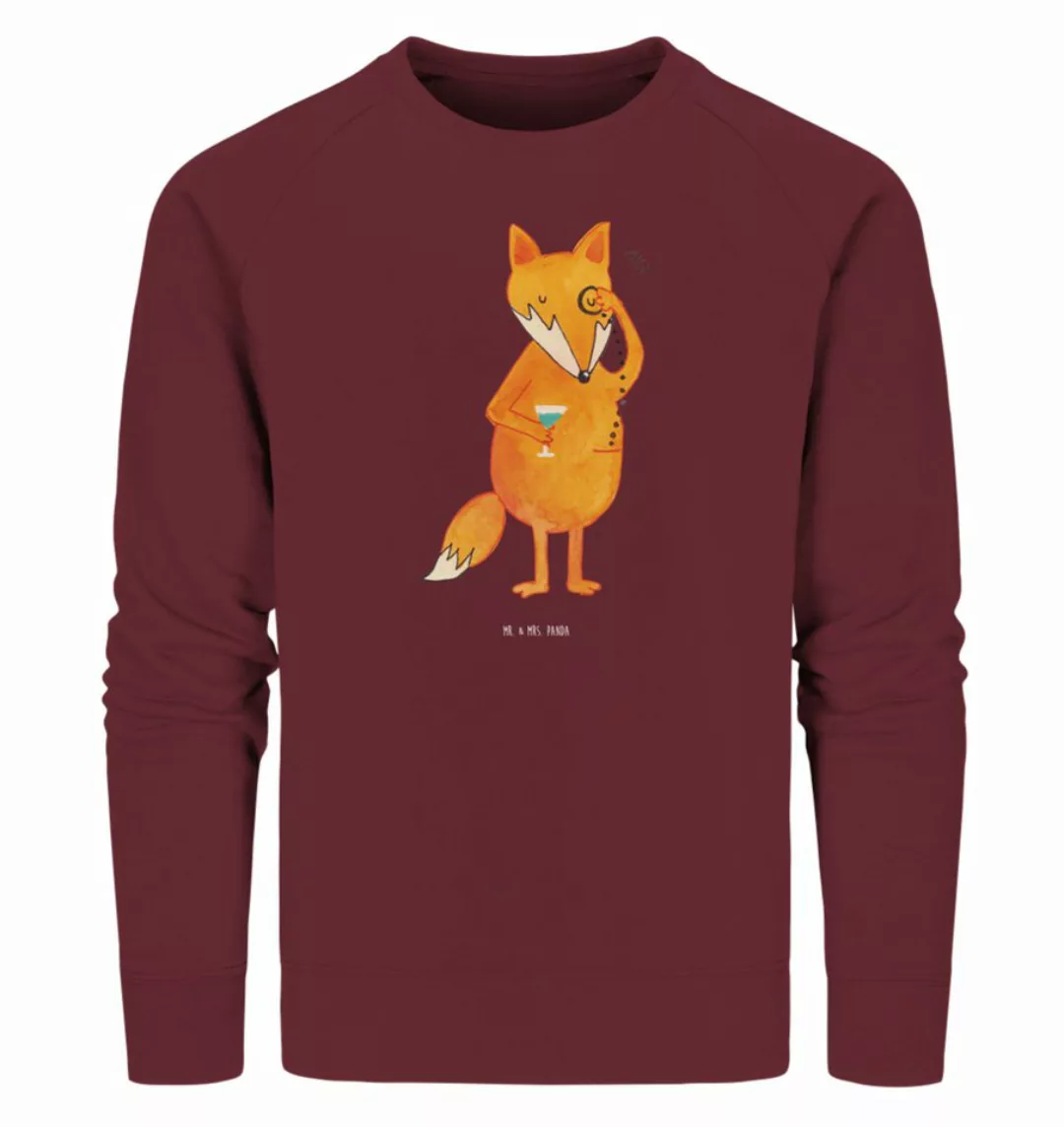 Mr. & Mrs. Panda Longpullover Größe L Fuchs Lord - Burgundy - Geschenk, Mon günstig online kaufen