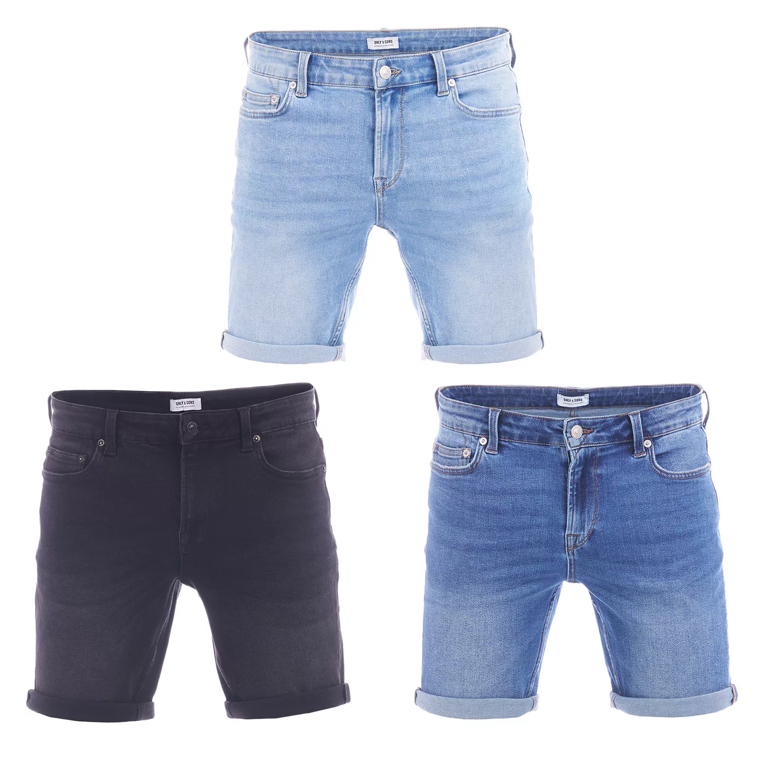 Only & Sons Herren Jeans Short günstig online kaufen