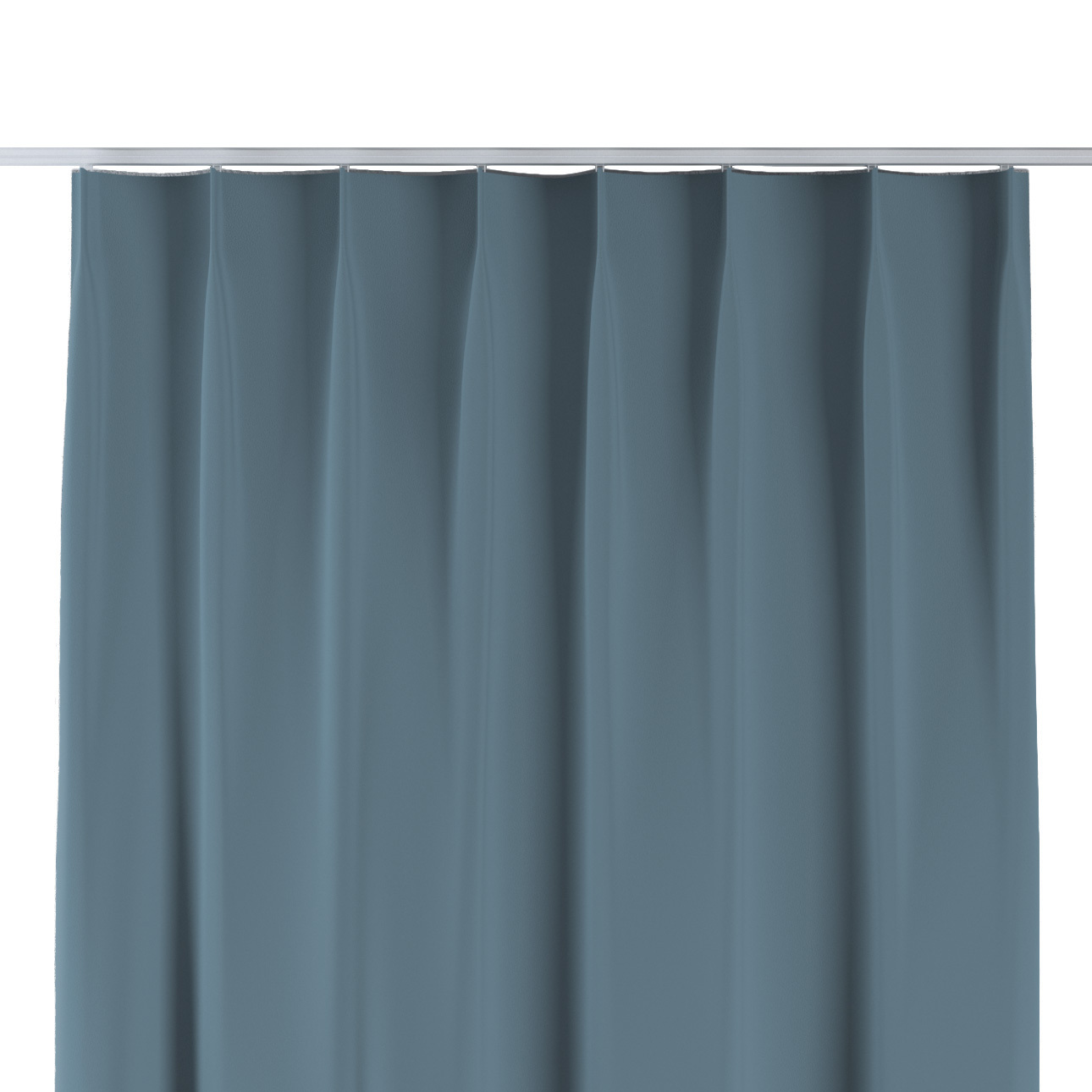 Vorhang mit flämischen 1-er Falten, Petrolgrün, Blackout 300 cm (269-45) günstig online kaufen