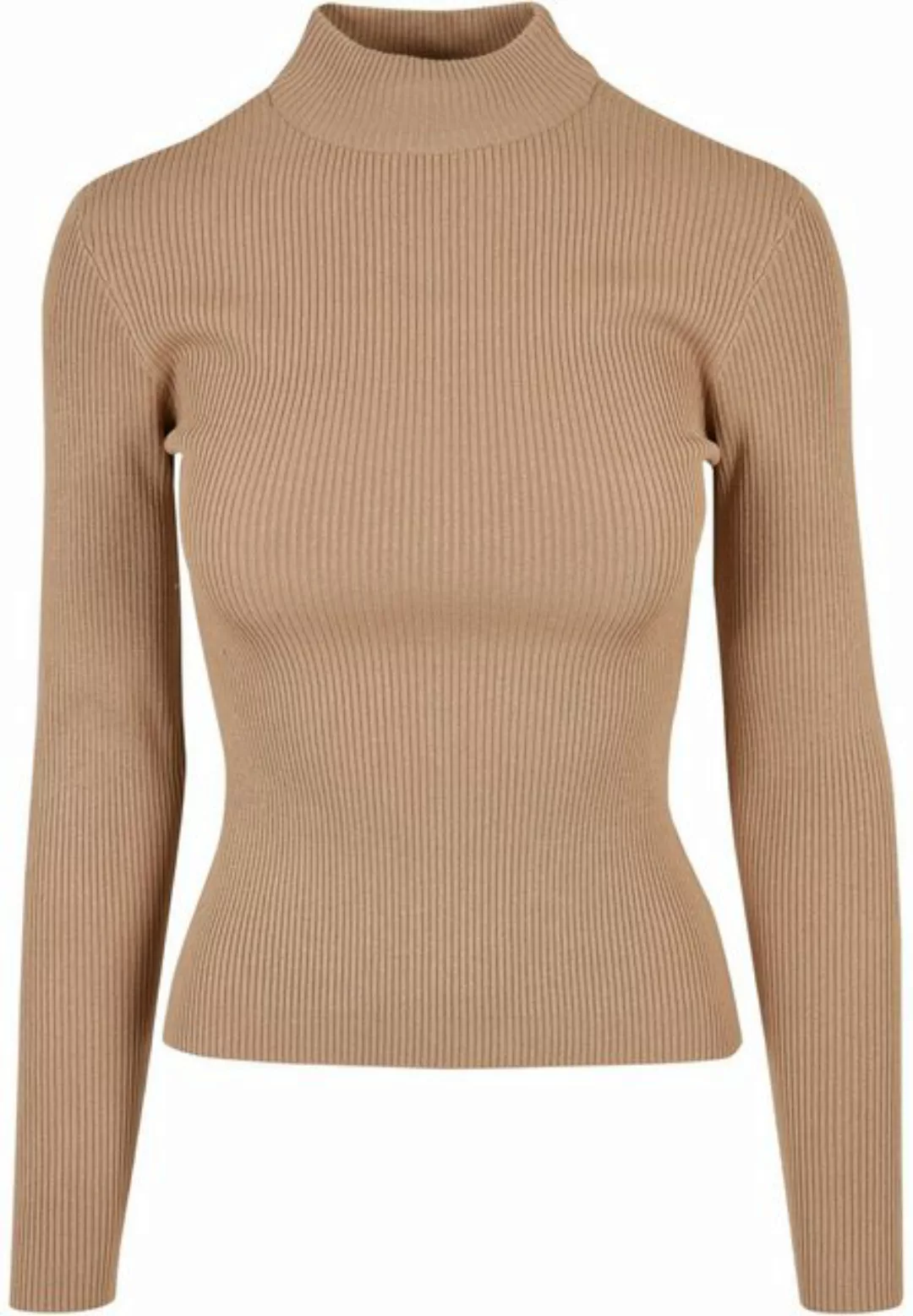 URBAN CLASSICS Rundhalspullover Urban Classics Damen Ladies Rib Knit Turtel günstig online kaufen