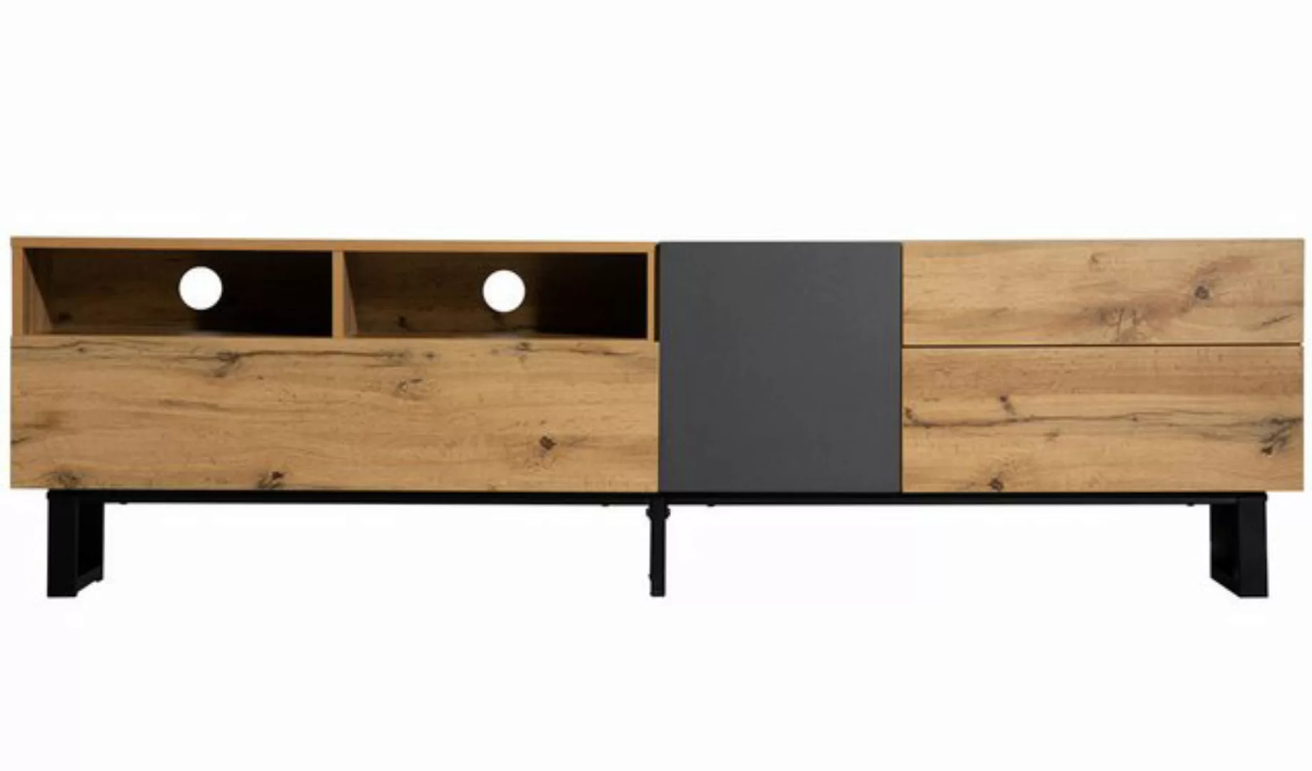 RIYO TV-Schrank Moderner Colorblocking-TV-Schrank TV-Schrank mit Holzmaseru günstig online kaufen