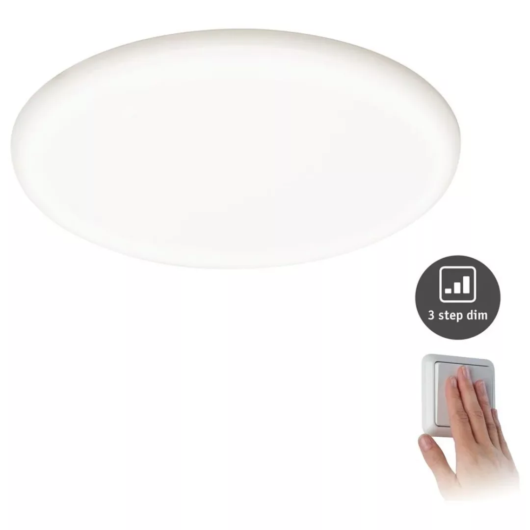 LED Deckenleuchte Veluna Varifit in Transparent-satiniert 22W 1700lm IP44 4 günstig online kaufen