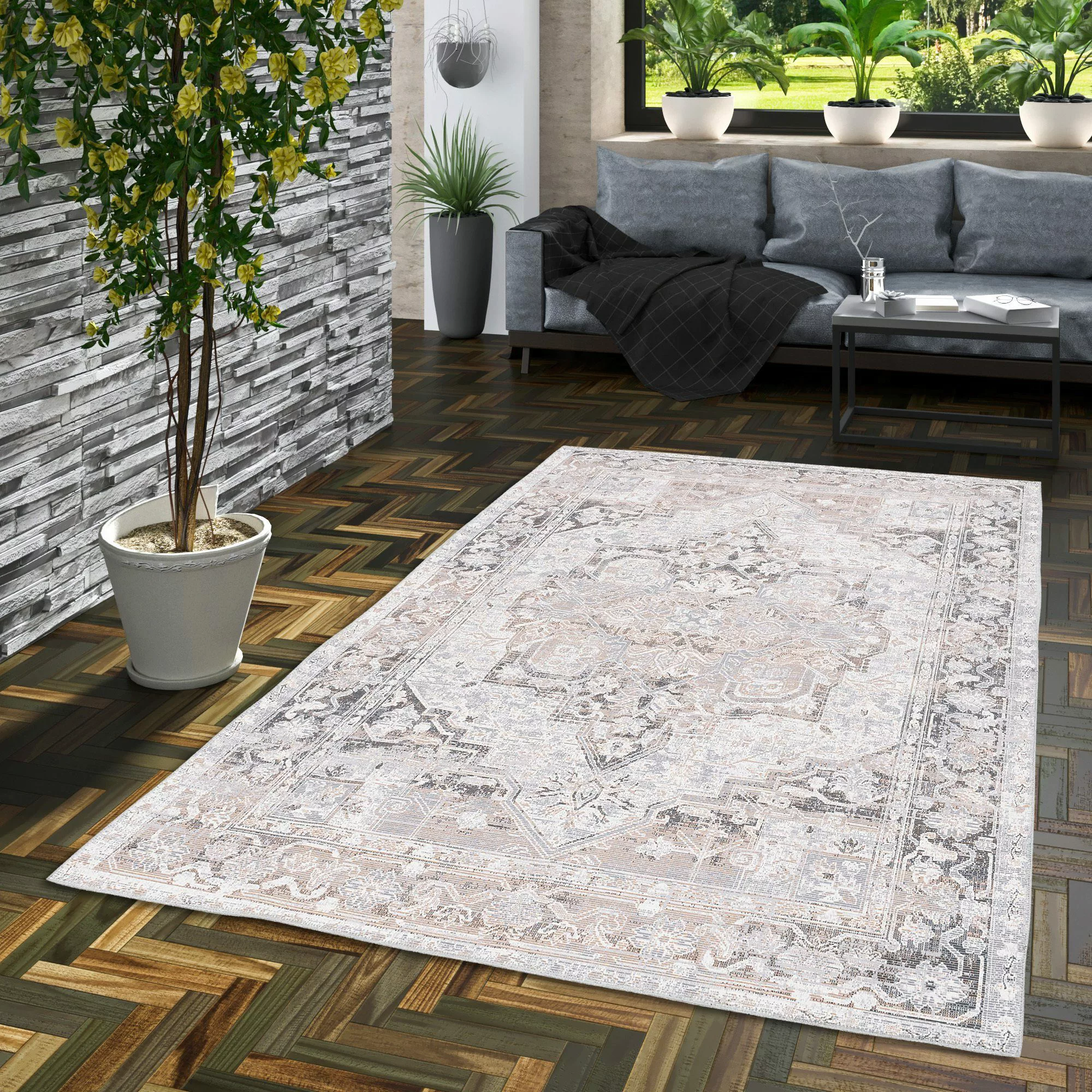 Pergamon Orientteppich Vintage Designerteppich Finesse Orient günstig online kaufen