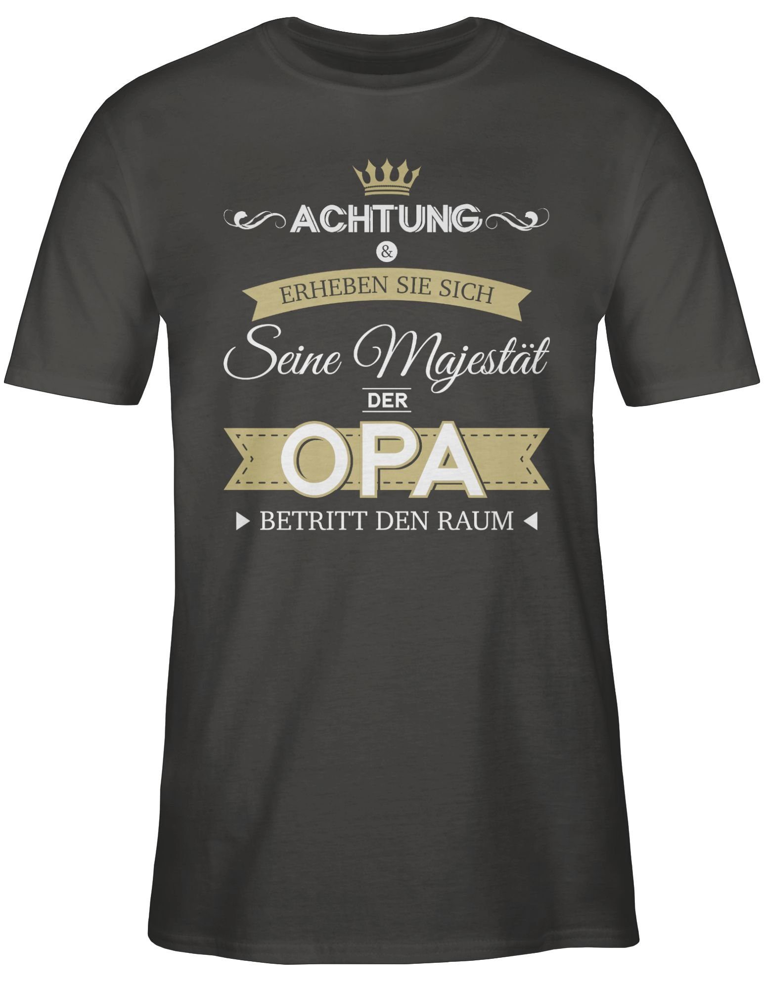 Shirtracer T-Shirt Seine Majestät der Opa günstig online kaufen