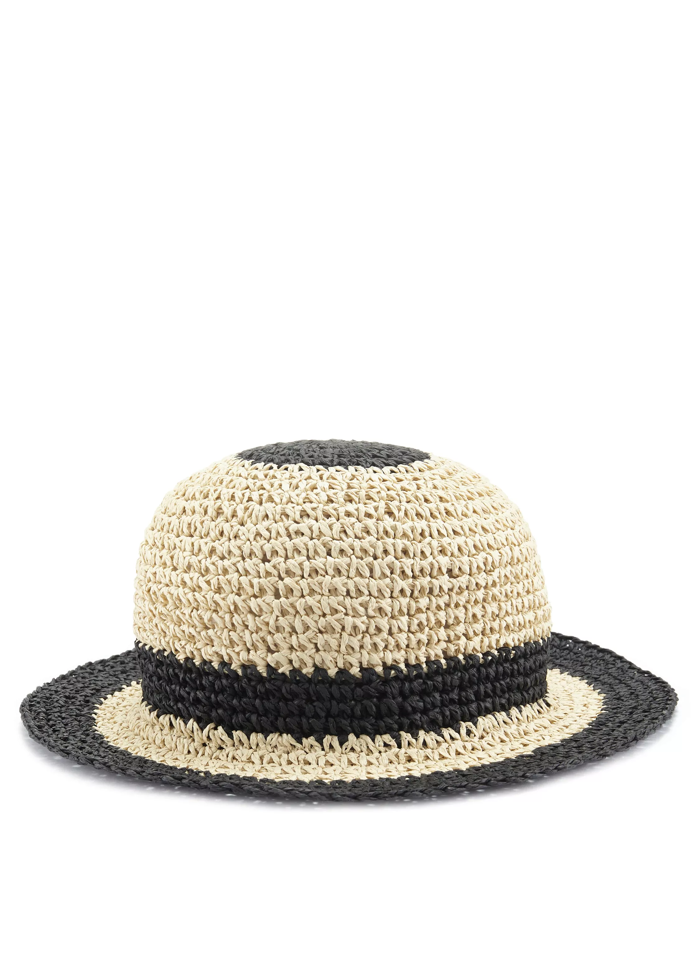 LASCANA Strohhut, Bucket Hat aus Stroh, Sommerhut, Kopfbedeckung VEGAN günstig online kaufen