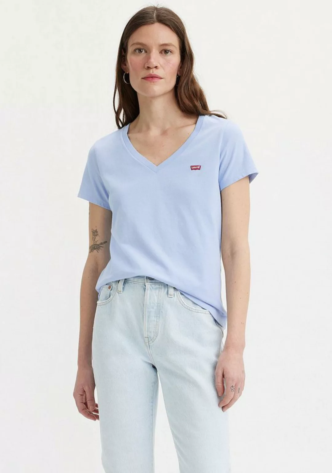 Levi's® T-Shirt VNECK TEE 2 PACK (Packung, 2-tlg) günstig online kaufen