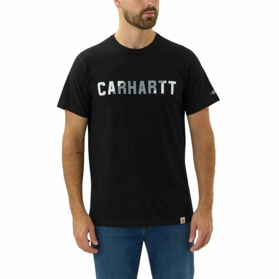 Carhartt T-Shirt Carhartt FORCE FLEX BLOCK LOGO T-SHIRTS S/S 105203 (1-tlg) günstig online kaufen