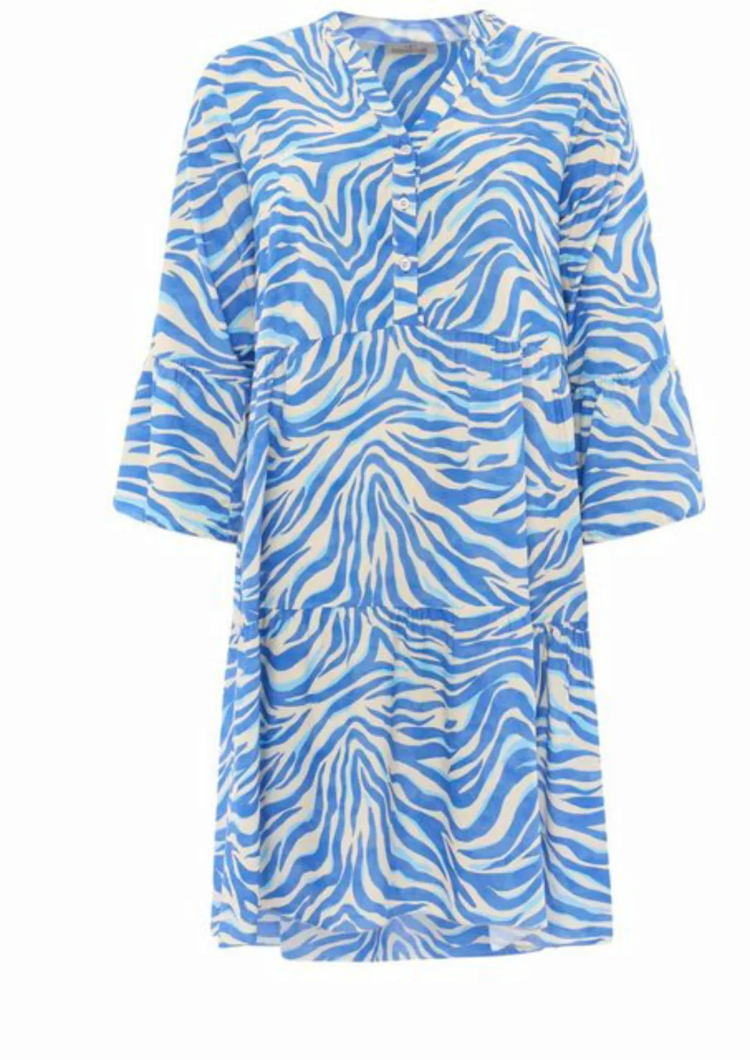 Zwillingsherz Sommerkleid Zwillingsherz Kleid Zebra in blau, gelb, pink ode günstig online kaufen
