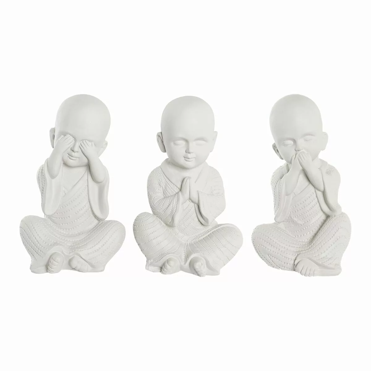 Deko-figur Dkd Home Decor Antiker Finish Weiß Mönch Orientalisch Magnesium günstig online kaufen