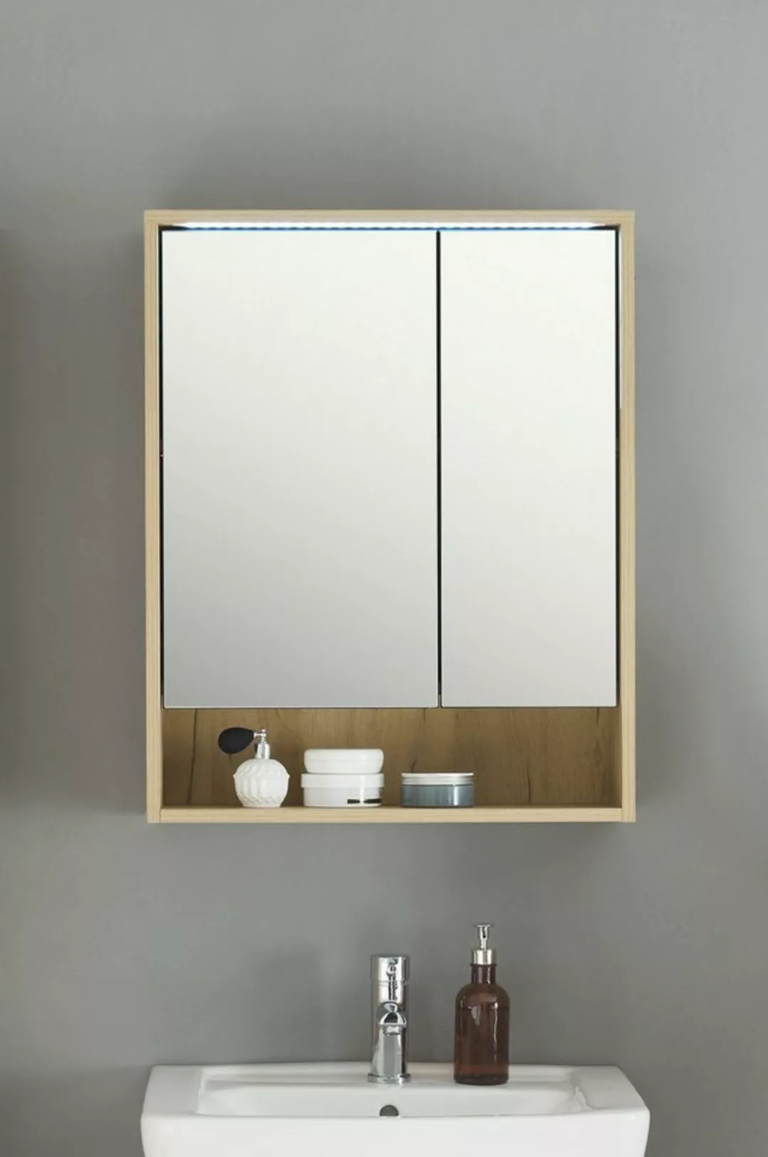 BEGA BBK Badezimmerspiegelschrank 60 x 75 x 20 cm (B/H/T) günstig online kaufen