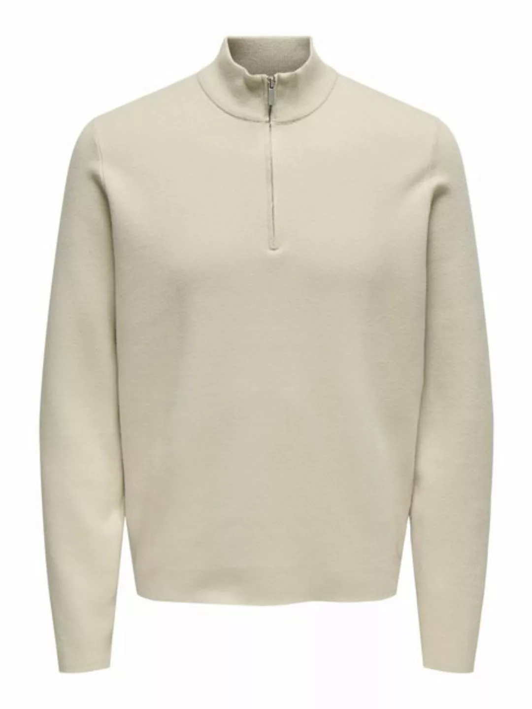 ONLY & SONS Troyer ONSCOOPER REG 12 HALF ZIP HIGH NECK KNIT günstig online kaufen