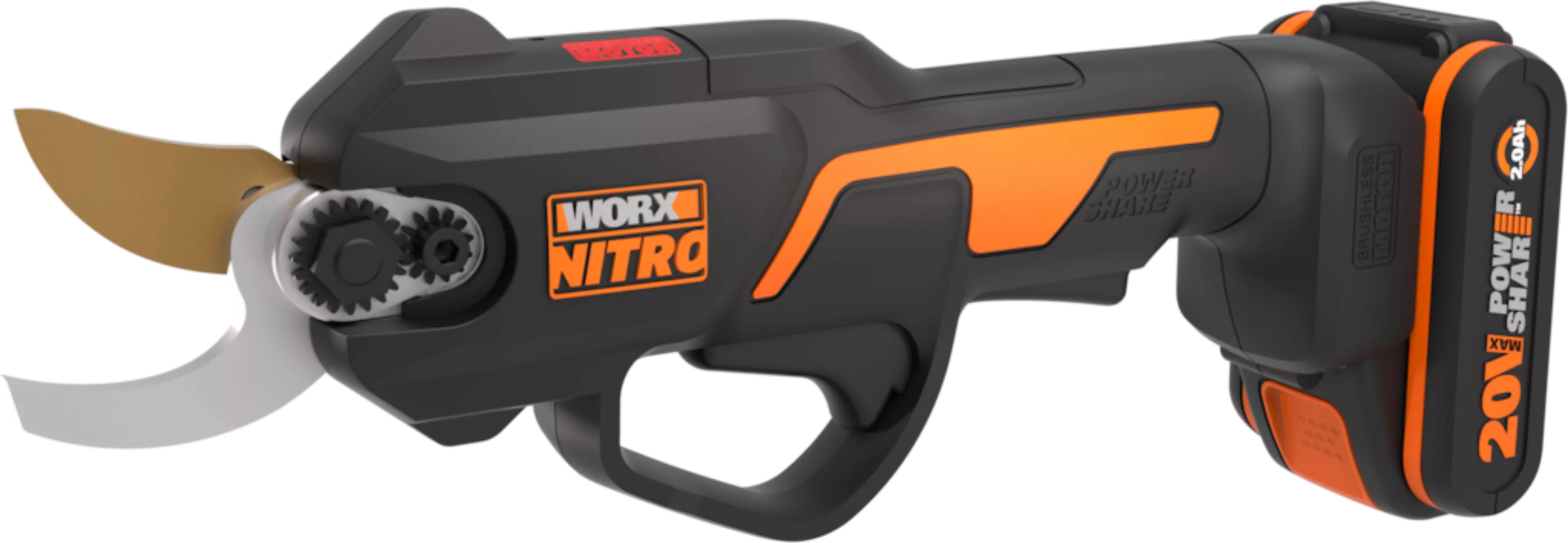 Worx Akku-Astschere "NITRO WG330E", 25 mm Schnitt, 2800 Schnitte pro Ladung günstig online kaufen