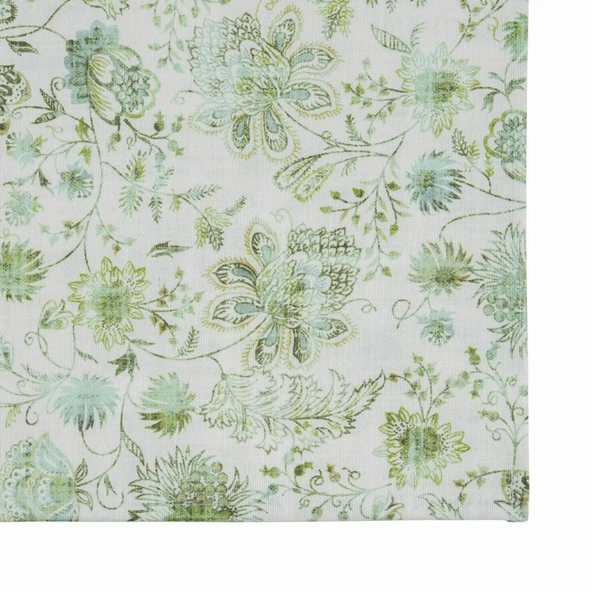 Tischdecke 140 X 140 Cm Polyester Grün 100 % Baumwolle günstig online kaufen