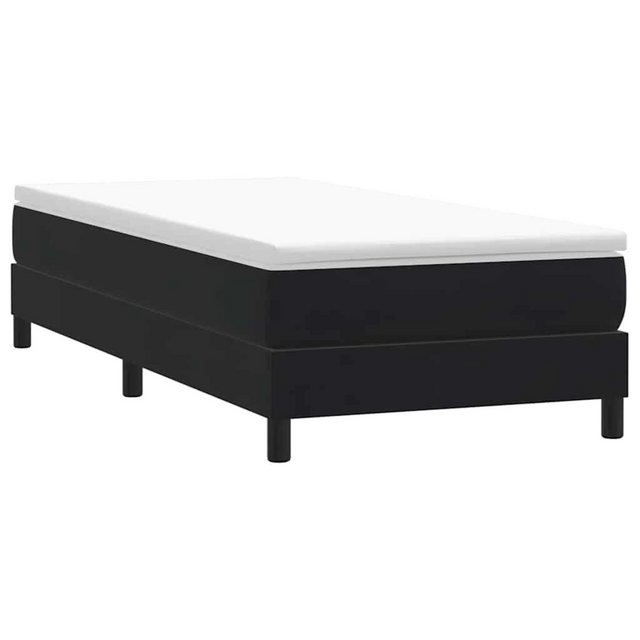 vidaXL Bett Boxspringbett ohne Matratze Schwarz 90x220 cm Samt günstig online kaufen