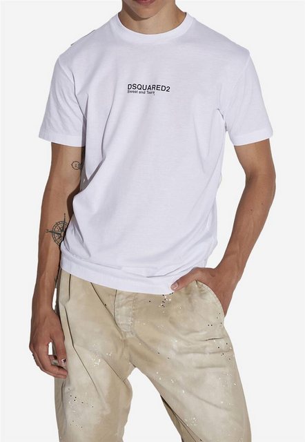 Dsquared2 Print-Shirt Mini Logo Cool T-Shirt White S günstig online kaufen