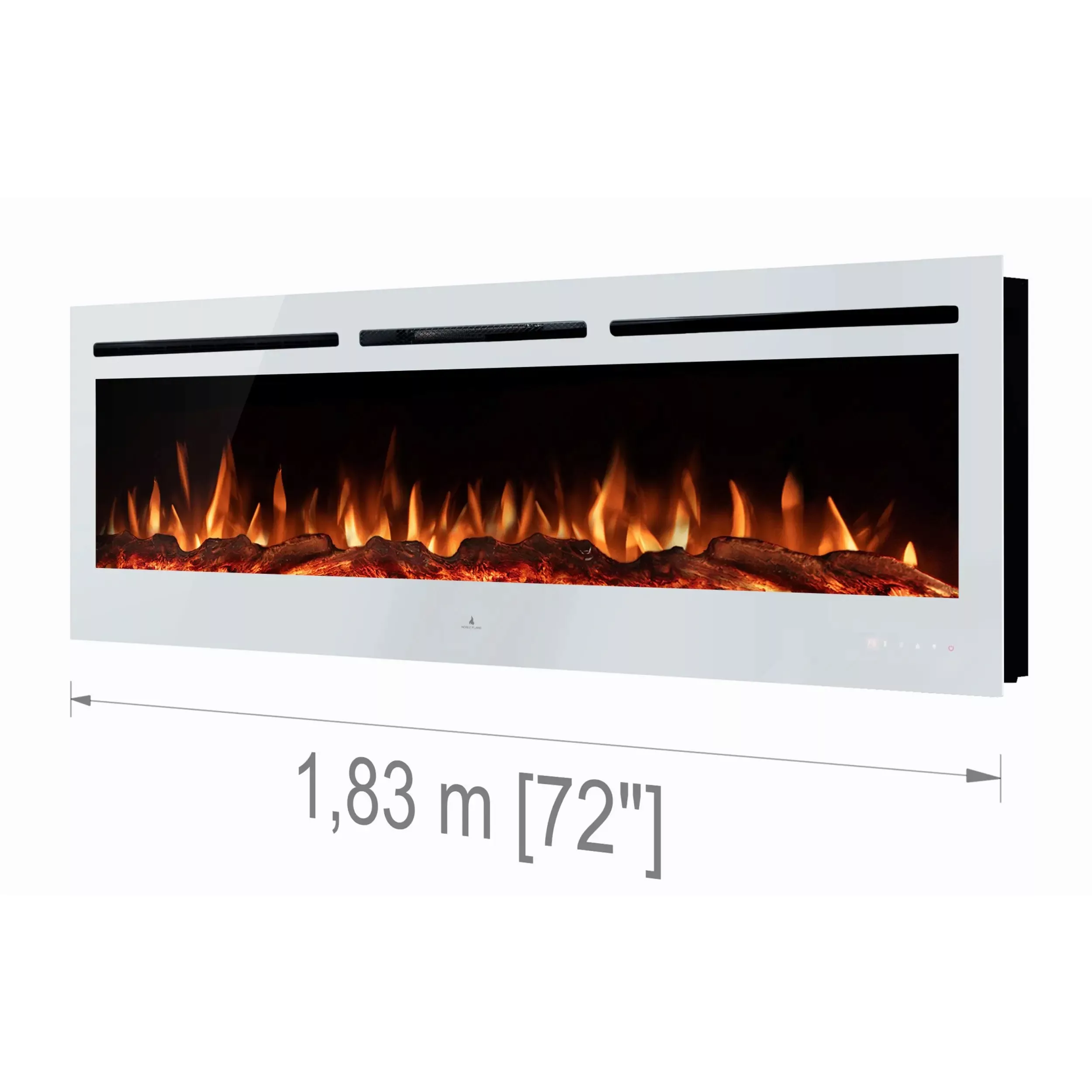 Noble Flame Paris weiß 1830 [Elektrokamin Wandeinbau/wandhängend] günstig online kaufen